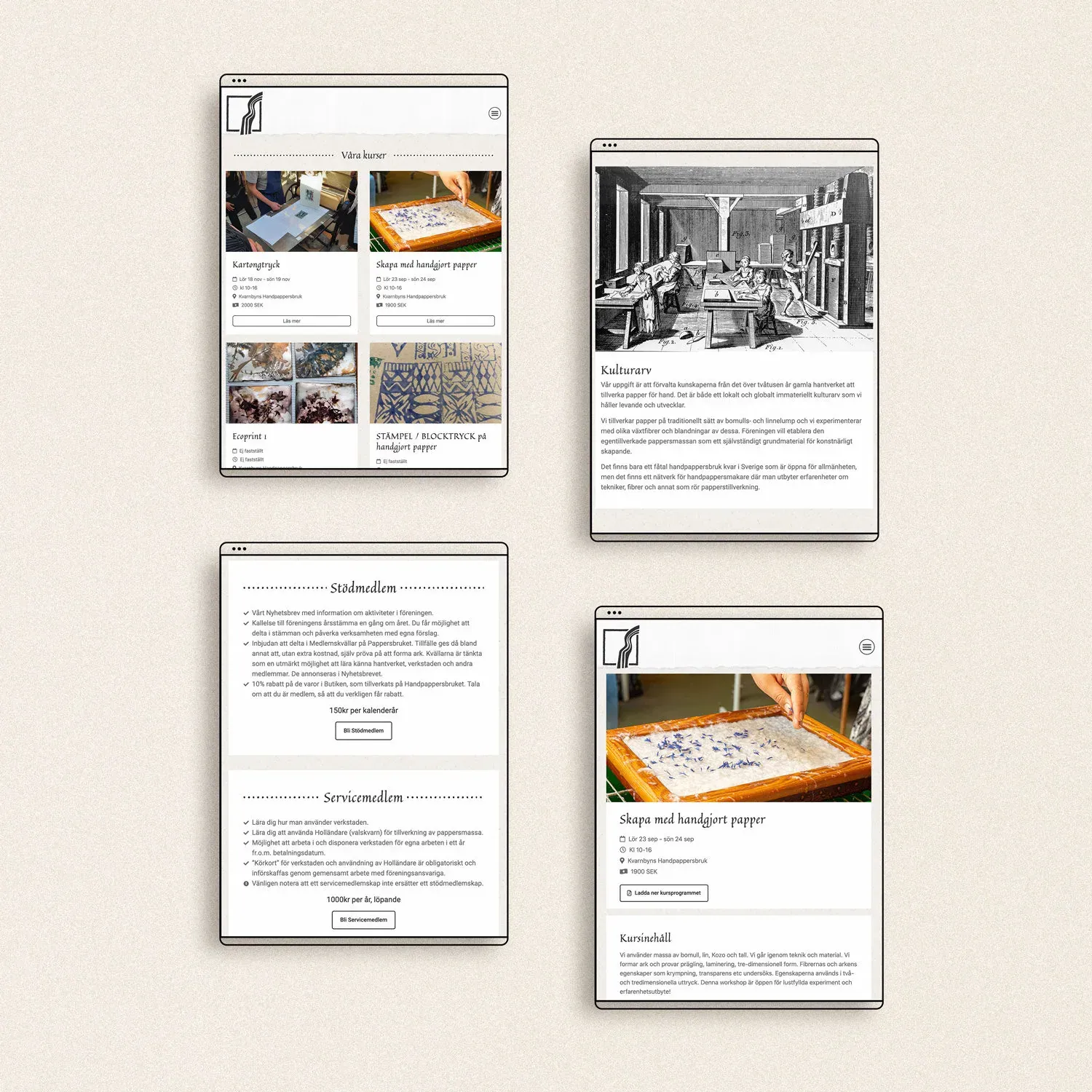 Kvarnbyns Handpappersbruk — project image